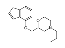 2-(1H-inden-4-yloxymethyl)-4-propylmorpholine Structure