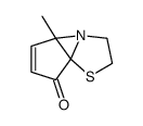 Cyclopent[2,3]azirino[2,1-b]thiazol-7(4aH)-one,2,3-dihydro-4a-methyl Structure