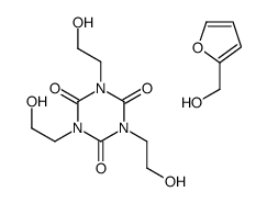 furan-2-ylmethanol,1,3,5-tris(2-hydroxyethyl)-1,3,5-triazinane-2,4,6-trione Structure