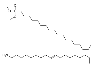 1-dimethoxyphosphoryloctadecane,(Z)-octadec-9-en-1-amine Structure