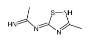 N'-(3-methyl-1,2,4-thiadiazol-5-yl)ethanimidamide Structure