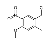 4-chloromethyl-5-methyl-2-nitro-anisole Structure