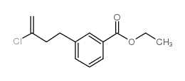 4-(3-CARBOETHOXYPHENYL)-2-CHLORO-1-BUTENE structure