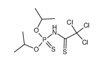 2,2,2-trichloro-N-(diisopropoxyphosphinothioyl)thioacetamide结构式