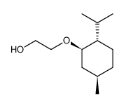 2-(L-menthoxy)ethanol结构式