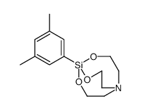 5-(3,5-dimethylphenyl)-4,6,11-trioxa-1-aza-5-silabicyclo[3.3.3]undecane结构式