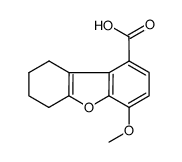 6-methoxy-1,2,3,4-tetrahydrodibenzo[b.d]furan-9-carboxylic acid Structure