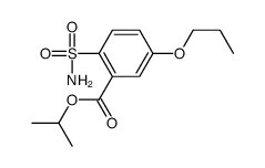 propan-2-yl 5-propoxy-2-sulfamoylbenzoate Structure