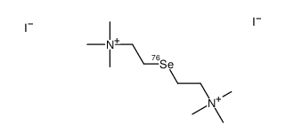 bis(N,N,N-trimethylamino)ethylselenide-Se iodide结构式