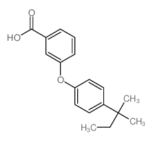 3-[4-(2-methylbutan-2-yl)phenoxy]benzoic acid picture
