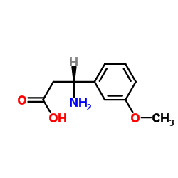 3-Amino-3-(3-methoxyphenyl)propanoic acid structure