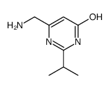 4(1H)-Pyrimidinone,6-(aminomethyl)-2-(1-methylethyl)-(9CI) Structure