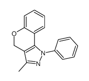 3-methyl-1-phenyl-4H-chromeno[4,3-c]pyrazole Structure