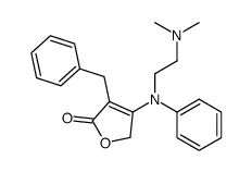 4-benzyl-3-[N-[2-(dimethylamino)ethyl]anilino]-2H-furan-5-one Structure