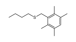 butyl(2,3,5,6-tetramethylbenzyl)sulfane Structure