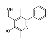 4-Pyridinemethanol,3-hydroxy-2,5-dimethyl-6-phenyl-(9CI) structure