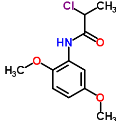 2-Chloro-N-(2,5-dimethoxyphenyl)propanamide Structure