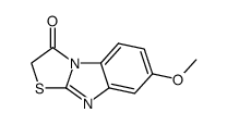 7-methoxybenzo[4,5]imidazo[2,1-b]thiazol-3(2H)-one结构式