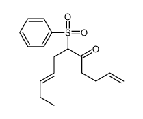 6-(benzenesulfonyl)undeca-1,8-dien-5-one Structure