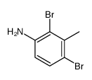 2,4-dibromo-3-methylaniline结构式