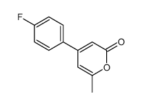 2H-Pyran-2-one,4-(4-fluorophenyl)-6-methyl-(9CI)结构式