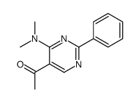 1-[4-(dimethylamino)-2-phenylpyrimidin-5-yl]ethanone Structure