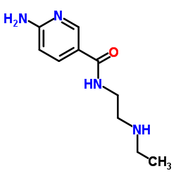 6-amino-N-[2-(ethylamino)ethyl]pyridine-3-carboxamide结构式