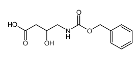 4-(((benzyloxy)carbonyl)amino)-3-hydroxybutanoic acid Structure