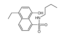 N-butyl-5-ethyl-8-hydroxynaphthalene-1-sulfonamide结构式