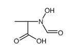 (2S)-2-[formyl(hydroxy)amino]propanoic acid结构式