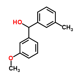 3-METHOXY-3'-METHYLBENZHYDROL结构式