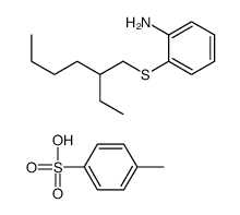 2-(2-ethylhexylsulfanyl)aniline,4-methylbenzenesulfonic acid Structure