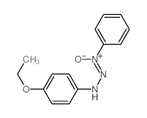 N-(4-ethoxyphenyl)diazenyl-N-phenyl-hydroxylamine结构式