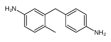 3-[(4-aminophenyl)methyl]-p-toluidine structure