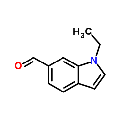 1-乙基-1H-吲哚-6-甲醛结构式