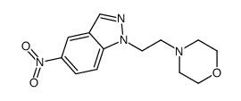 4-[2-(5-nitroindazol-1-yl)ethyl]morpholine结构式