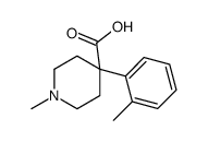 1-Methyl-4-(o-tolyl)piperidine-4-carboxylic acid structure
