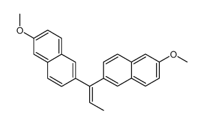 1,1-bis-(6-methoxy-[2]naphthyl)-propene结构式