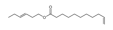 (Z)-hex-3-enyl undec-10-enoate结构式