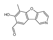 8-formyl-7-hydroxy-6-methylbenzofuro(3,2-c)pyridine Structure