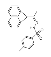 1-acetyl-1H-cyclobuta(de)naphthalene p-tosylhydrazone结构式