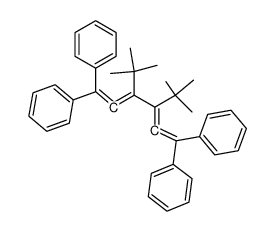 3,4-di-tert-butyl-1,1,6,6-tetraphenyl-hexa-1,2,4,5-tetraene Structure