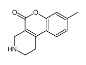 8-methyl-1,2,3,4-tetrahydrochromeno[3,4-c]pyridin-5-one Structure