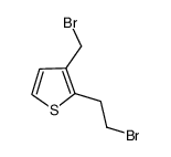 2-(2-bromoethyl)-3-(bromomethyl)thiophene结构式
