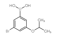 (3-Bromo-5-isopropoxyphenyl)boronic acid structure