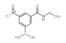 3-(乙基氨基甲酰基)-5-硝基苯基硼酸图片