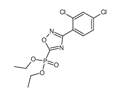 diethyl (3-(2,4-dichlorophenyl)-1,2,4-oxadiazol-5-yl)phosphonate Structure