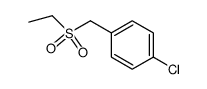 ethyl-(4-chloro-benzyl)-sulfone结构式