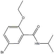 5-bromo-2-ethoxy-N-isopropylbenzamide结构式