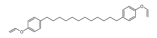 1-ethenoxy-4-[12-(4-ethenoxyphenyl)dodecyl]benzene结构式
